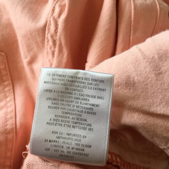 Pilcro and the Letterpress Pink-Orange Fit/Stet Jeans - Picture 8 of 15